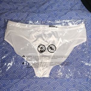White and Blue NEW panties